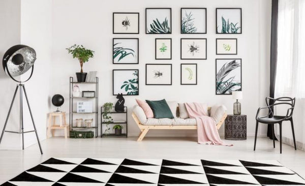 Home Adorning Ideas to Soften a Black and White Scheme