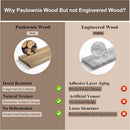 Love-KANKEI Floating Shelves Wall Mounted Set of 2, 17 Inch Rustic Wood Wall Shelves for Storage, Bedroom Living Room Bathroom Kitchen Office and More White