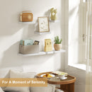 Love-KANKEI Floating Shelves Wall Mounted Set of 6
