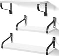 Love-KANKEI Floating Shelves Wall Mounted Set of 3