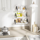 Love-KANKEI Floating Shelves Wall Mounted Set of 3