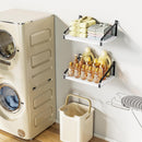 Love-KANKEI Floating Shelves Wall Mount Rustic Wood Wall Shelves with Large Storage L16.5 x W12 inch for Kitchen Living Room Bathroom Bedroom Set of 2 Carbonized Black