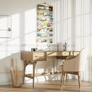 Love-KANKEI Picture Frames Collage Wall Decor 15×32 inch with Picture Board and 30 Clips,Wood and Metal Photo Frame,Gallery Artworks Display for Living Room,Bedroom Carbonized Black