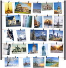 Love-KANKEI Wood Picture Photo Frame for Wall Decor 26×29 inch with 30 Clips and Adjustable Twines Collage Artworks Prints Multi Pictures Organizer and Hanging Display Frames Carbonized Black